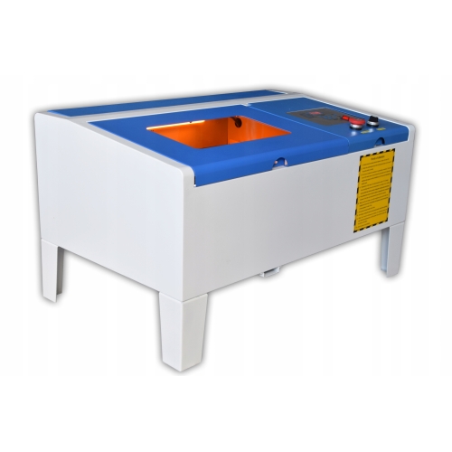 CO2 Laser Plotter 40W 35x24cm + Air Assist + Red Point + Rondgraveermodule